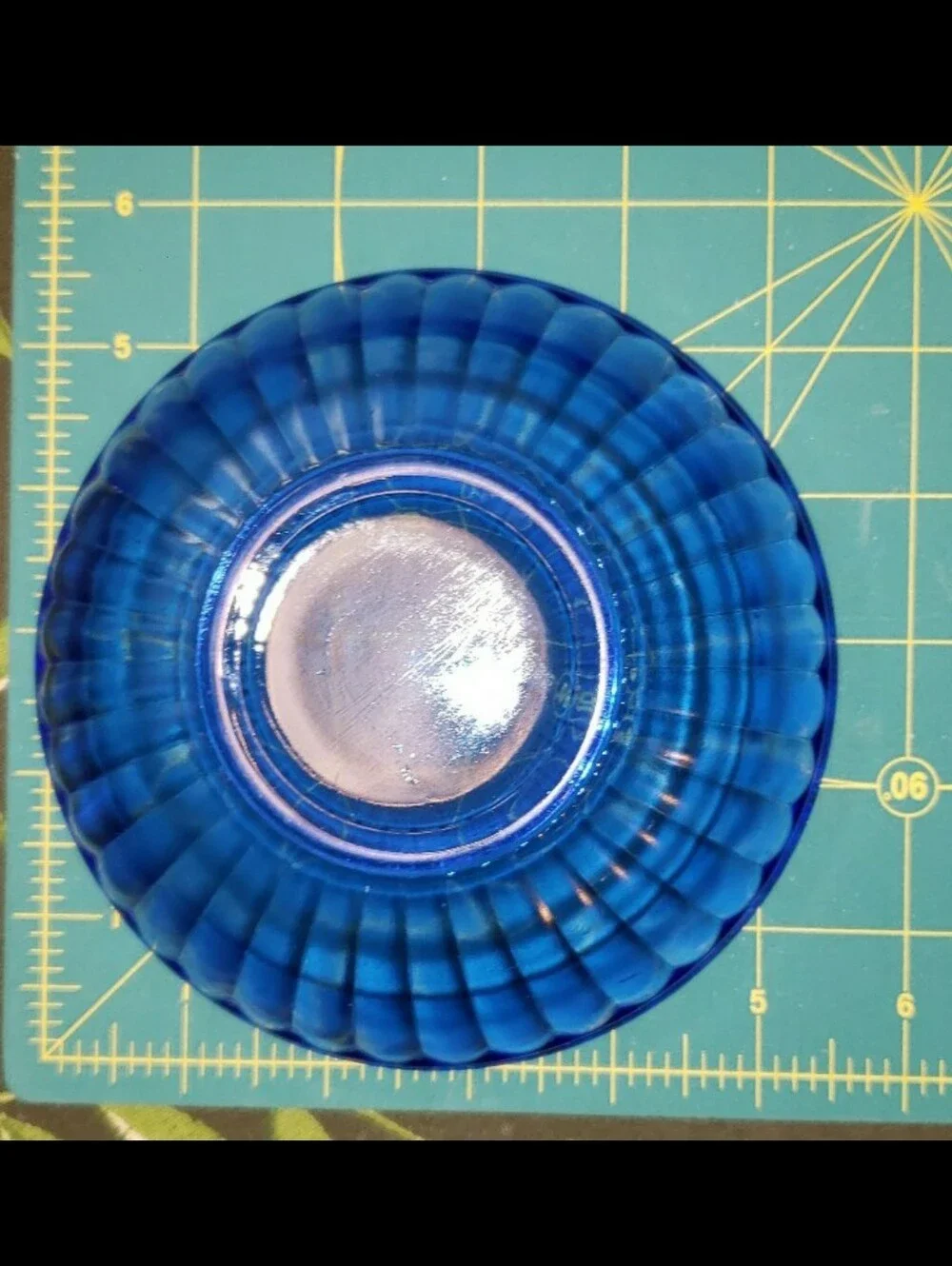 Set Of Five (5) Vintage Hazel Atlas Cobalt Blue Cereal Bowls